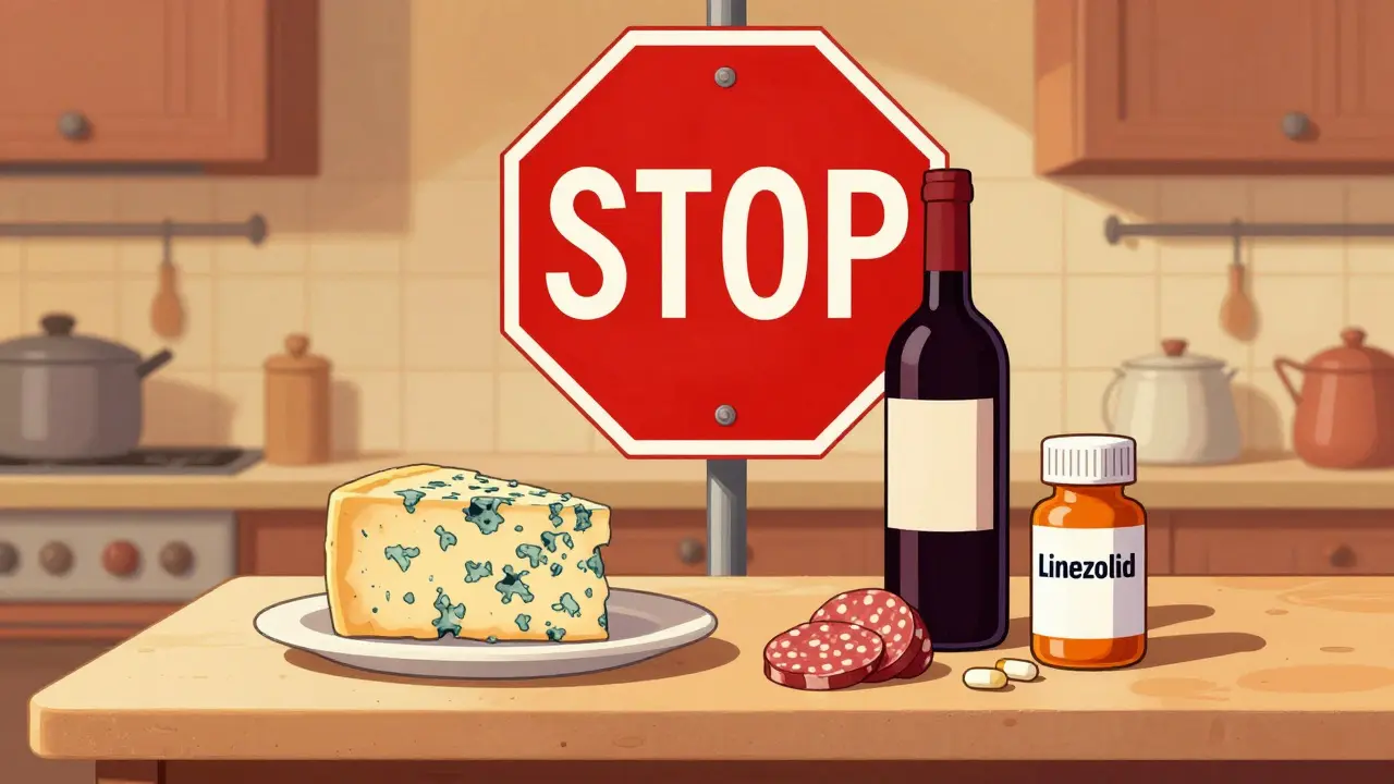 Linezolid and Tyramine: What You Must Eat (and Avoid) to Prevent Hypertensive Crisis